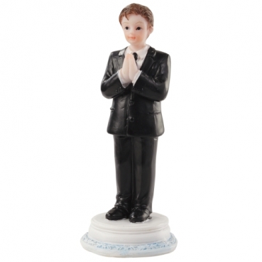 Dekofigur Kommunion, Konfirmation Junge, klassisch, 90 mm