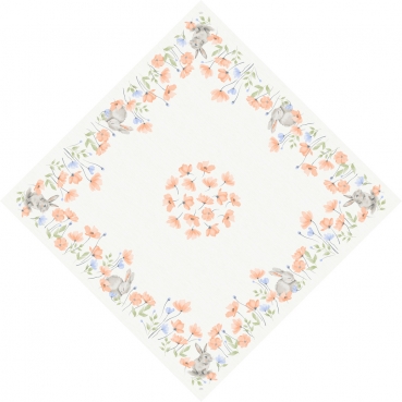 Bio Dunicel® Mitteldecken Bunny Bloom