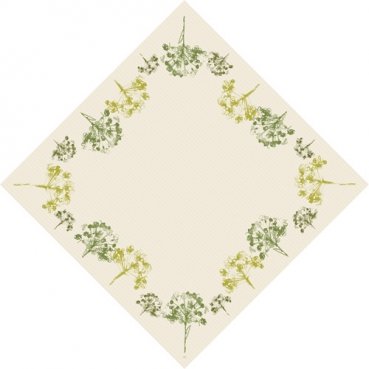 Duni Dunisilk Mitteldecken Green Umbles