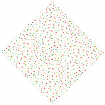 Duni Dunisilk Mitteldecken Happy Bubbles
