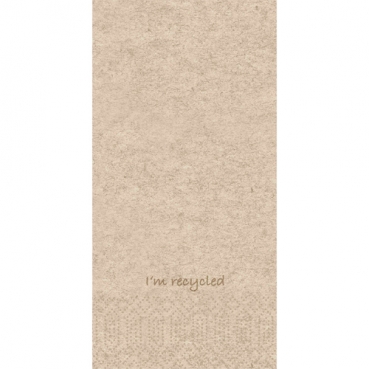 Duni ecoecho® Zelltuch Servietten I'm recycled, 2-lagig, ⅛ Buchfalz, 40 cm, Großpack