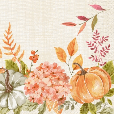 Duni Zelltuch Servietten Spicy Pumpkin, 40 x 40 cm