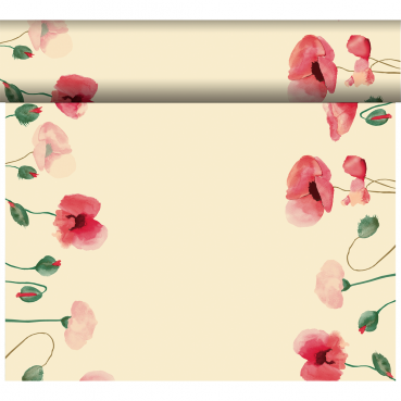 24 Meter Rolle Duni Bio Dunicel® Tischläufer Poppy Charm