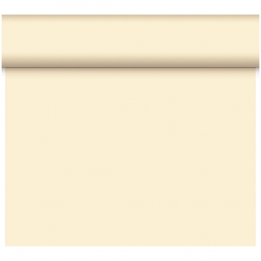 24 Meter Rolle Duni Bio Dunicel® Tischläufer, Tête-à-Tête in Cream, 40 cm Breite