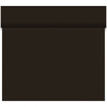 24 Meter Rolle Duni Bio Dunicel® Tischläufer, Tête-à-Tête in Schwarz, 40 cm Breite
