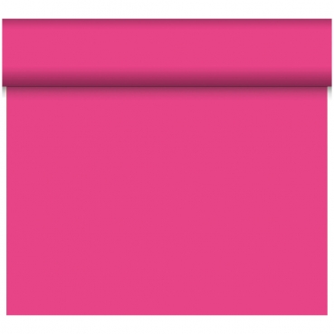 24 Meter Rolle Duni Bio Dunicel Tischläufer, Tête-à-Tête in Fuchsia, 40 cm Breite