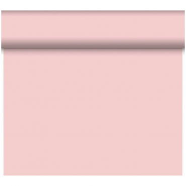 24 Meter Rolle Duni Bio Dunicel Tischläufer, Tête-à-Tête in Mellow Rose, 40 cm Breite