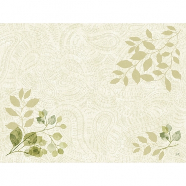 Bio Dunicel® Tischsets Paisley Leaves, 30 x 40 cm
