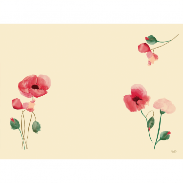 Duni Bio Dunicel® Tischsets Poppy Charm, 30 x 40 cm