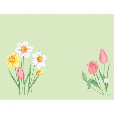 Duni Bio Dunicel® Tischsets Spring Melody, 30 x 40 cm