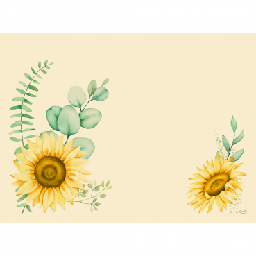 Duni Bio Dunicel® Tischsets Sunflower Dreams, 30 x 40 cm