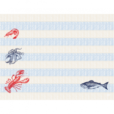 Duni Papier Tischsets Sea Delights, 30 x 40 cm