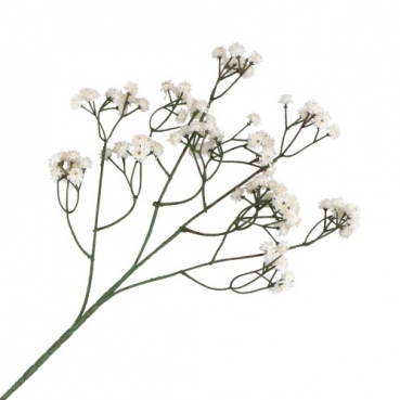 Kunstblume Schleierkraut, hochwertig, in Weiß, 60 cm.