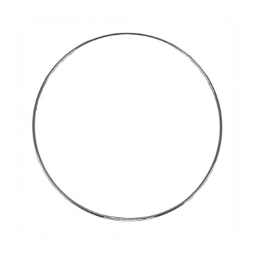 Metall Ring zum Verzieren, Adventsdeko, in Silber, 30 cm