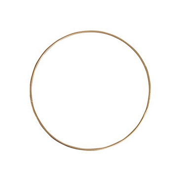 Metall Ring, Größe S zum Verzieren in Gold, 25 cm