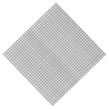 Airlaid Papier Mitteldecke Karo in Grau, 80 x 80 cm