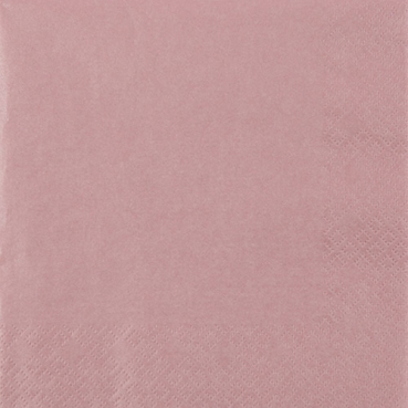 20er Pack Servietten Modern Colors in Altrosa mit Glanzeffekt, 33 x 33 cm