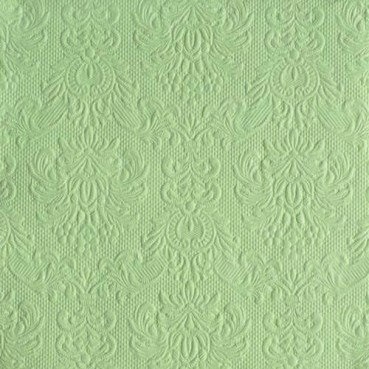 15er Pack Servietten Elegance in Pastellgrün, 33 x 33 cm