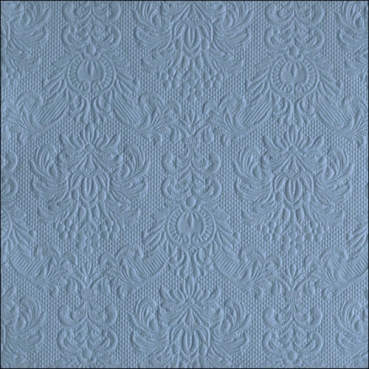 15er Pack Servietten Elegance in Taubenblau, 33 x 33 cm