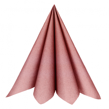 20er Pack Airlaid Servietten in Roségold, 40 x 40 cm