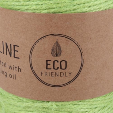 150 Meter Sizo®Jute Schnur in Kiwi, 3 mm.
