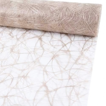 25 Meter Sizoweb® Tischband in Taupe