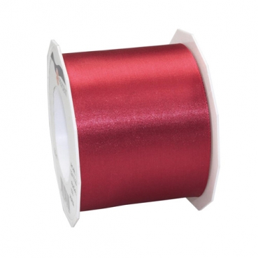 25 Meter Satin Tischband Adria in Bordeaux, 70 mm