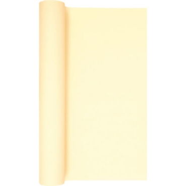 4,9 Meter Airlaid Papier Tischläufer in Creme, 40 cm