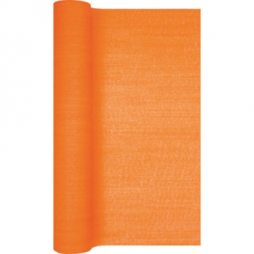 4,9 Meter Airlaid Papier Tischläufer Struktur in Orange, 40 cm