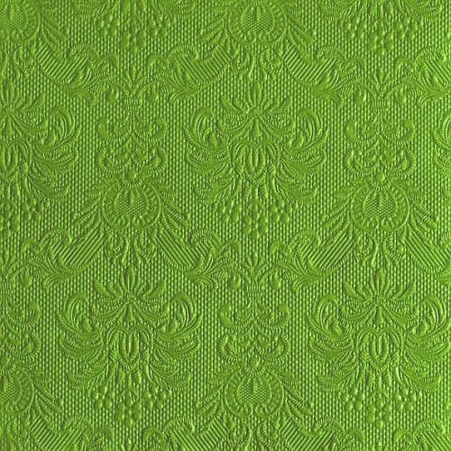 15er Pack Servietten Elegance in Moosgrün, 33 x 33 cm.