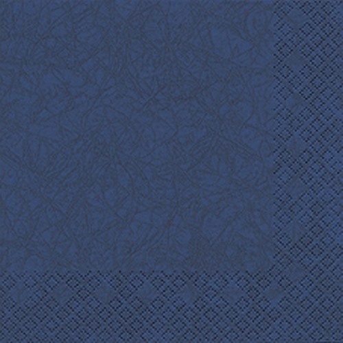 20er Pack Servietten Modern Colors in Dunkelblau, 33 x 33 cm.