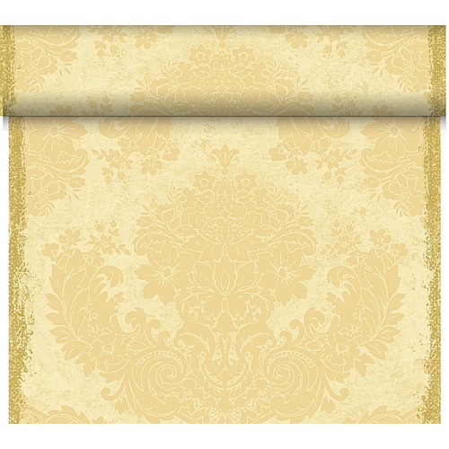 24 Meter Rolle Duni Dunicel Tischläufer Royal Cream