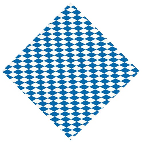 Airlaid Papier Mitteldecke Bayern Raute, 80 x 80 cm