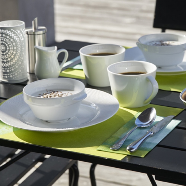 Duni Dunicel Tischsets Endless Summer Green, 30 x 40 cm, Dekobeispiel.