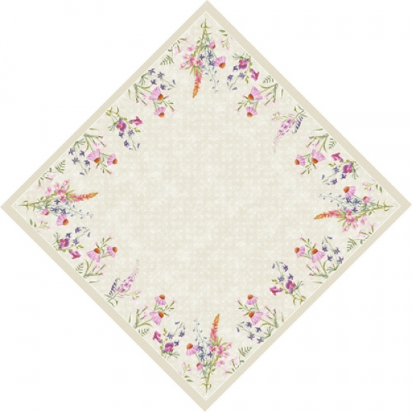 Duni Dunisilk Mitteldecken Floret