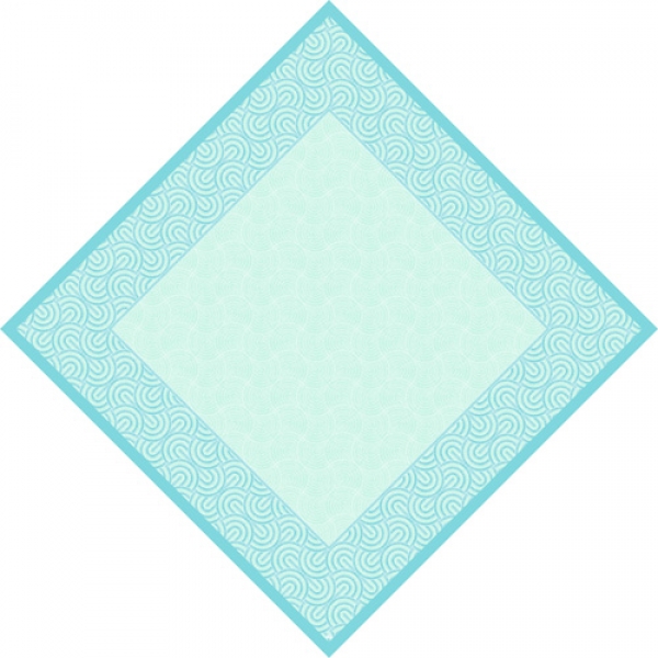 Duni Dunicel Mitteldecken Breeze Mint Blue