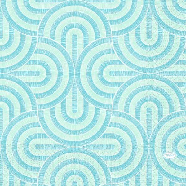 Duni Zelltuch Servietten Breeze Mint Blue, 33 x 33 cm