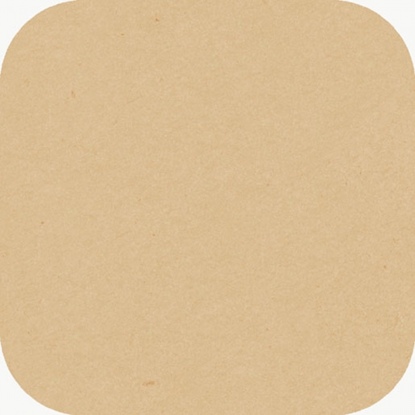 Duni Glasuntersetzer in Natural Brown, mehrlagig, 85 x 85 mm