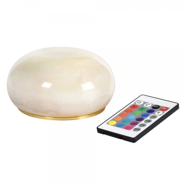 Duni LED-Tischlampe Alaea mit Akku, kabellos, wiederaufladbar + passende Fernbedienung