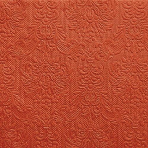 15er Pack Servietten Elegance in Orange, 33 x 33 cm.