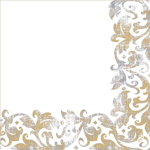 Duni Dunisoft Servietten Festiva White 40 x 40 cm