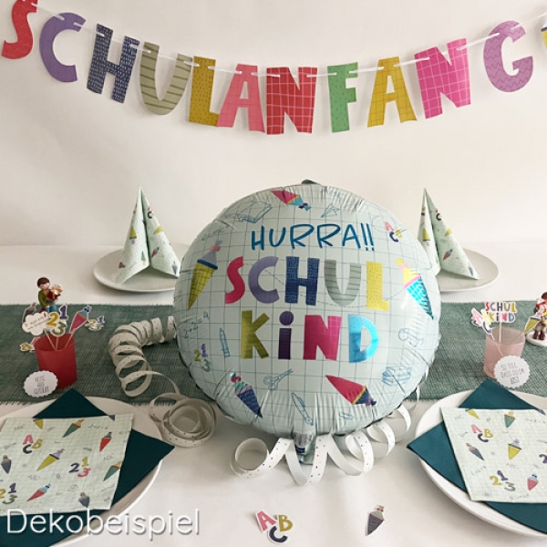 8 Deko Stecker, Cake Picker, Schulanfang, Schultüten, 12 cm