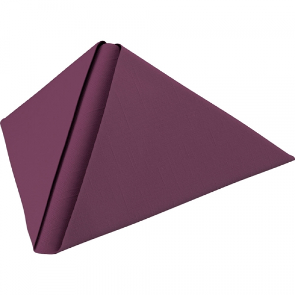 Duni Dunilin Premiumservietten in Plum, 40 x 40 cm.