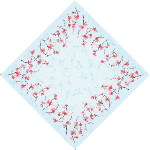 Duni Bio Dunicel® Mitteldecken Cherry Breeze Blue.