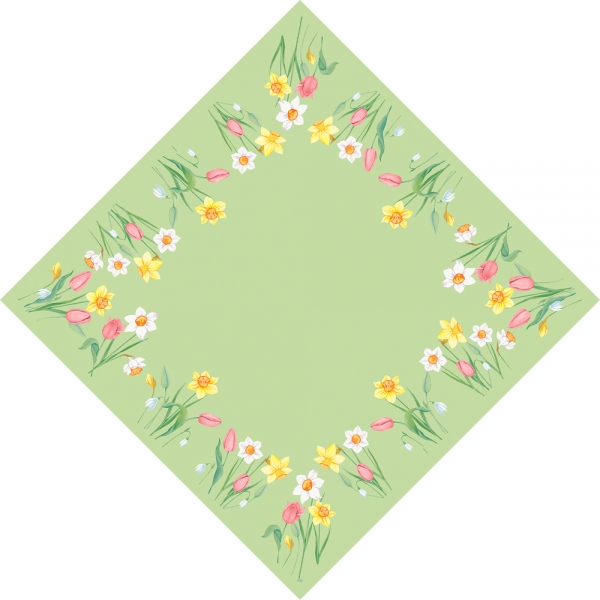 Bio Dunicel® Mitteldecken Bunny Bloom.