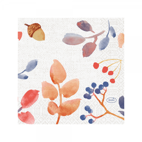 Duni Zelltuch Cocktail-Servietten Autumn Gradient, 24 x 24 cm.