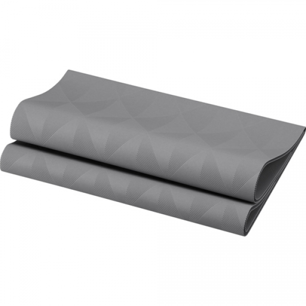 Duni Elegance Crystal Servietten in Granite Grey, 48 x 48 cm