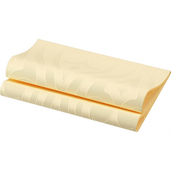Duni Elegance Lily Servietten in Creme, 48 x 48 cm