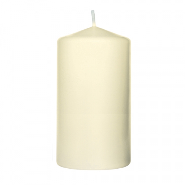 Duni Stumpenkerze in Cream, 150 x 80 mm.