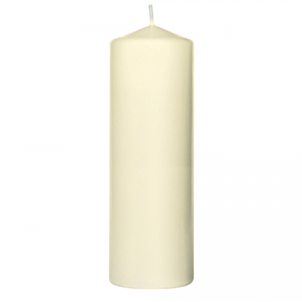 Duni Stumpenkerze in Cream, 220 x 70 mm.